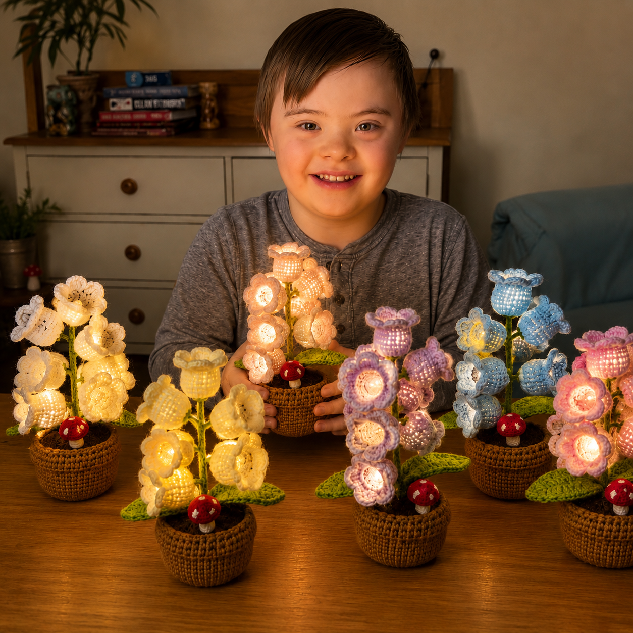Carters Crochet Tulip Lamps